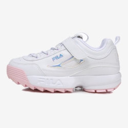 Fila Disrupter 2 Kd - Poikien Ahdonghwa Kengät - Valkoinen/Pinkki | FI-78143